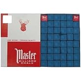 Master Pool Cue Chalk - Gross 144 Pieces - Blue