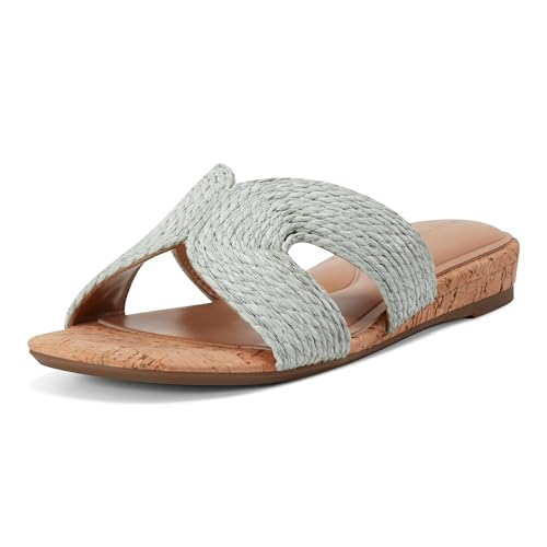 Easy Spirit Women’s Christy2 Slide Sandal, Lagoon Blue, 9.5