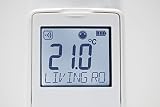 Honeywell Home evohome Wireless Radiator Controller Head UK White view 2
