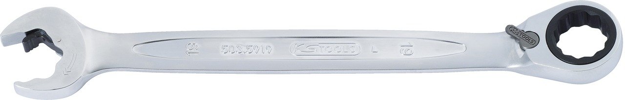 KS TOOLS 503.5927 Ratchet Spanner Combination Wrench 27mm, Reversible