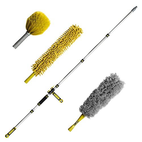 DocaPole Dusting Kit Includes Duster with Extension Pole and 3 Dusting