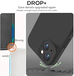 Vooii Compatible with iPhone 15 Plus Case, Upgrade