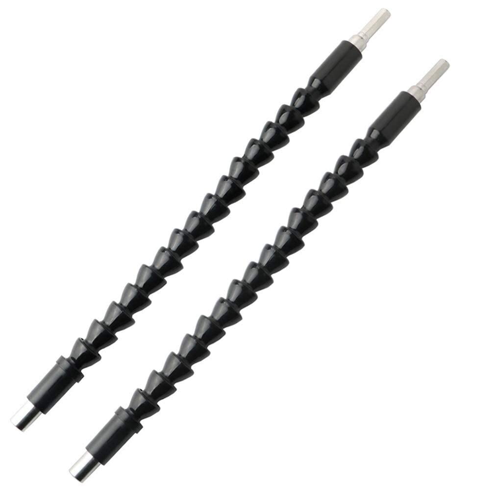 MIMIVIVA 2pcs Flexible Drill Bit Extension, Explore Flexible Extensions for Drills, Flexible Shaft Extension Bits
