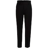 RGM Boys Dress Pants Flat-Front Skinny fit Slacks - Poly Rayon Giovanni Uomo Black 20