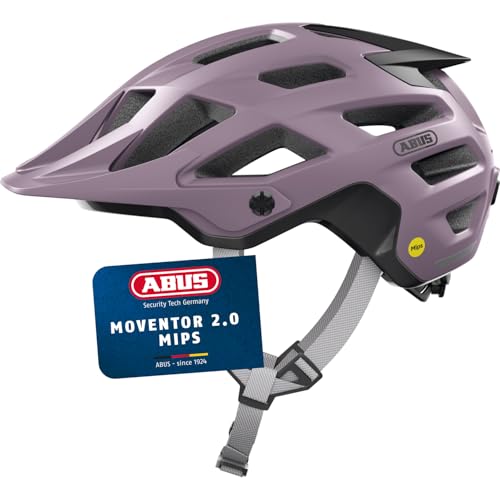 ABUS MTB-Helm Moventor 2.0 MIPS, Fahrradhelm in Lila, Größe M