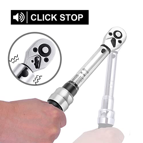 COTOUXKER Bike Torque Wrench Set 2 to 20 Nm 1/4 Inch Driver Pro MTB