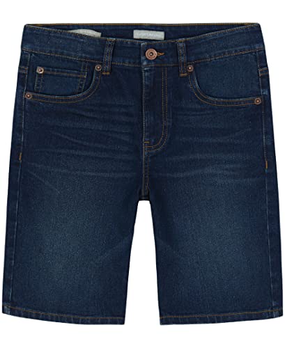 Lucky Brand Boys’ Classic Fit Denim Shorts, 5-Pocket Style, Zipper Fly & Button Closure, Mapleton, 4
