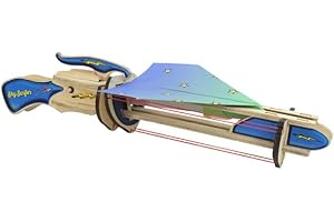 Fat Brain Toys Sky Surfer Airplane Launcher - Wooden Engineering Kit for Teens