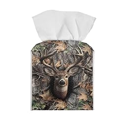 Talayituse Deer Hunting Camo Print Tissue Box Cover