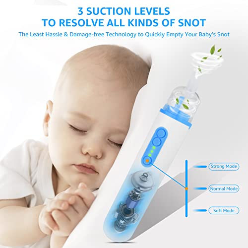 Baby Nasal Aspirator, Bellababy Baby Nose Sucker, Baby Booger/ Snot
