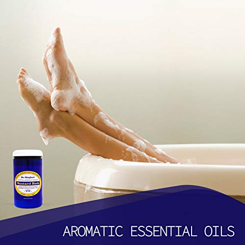 Dr. Singha's Mustard Bath Salts, Therapeutic Bath Detox, 28 Ounce