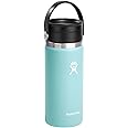HYDRO FLASK Wide Mouth leakproof insulated stainless steel hot water bottle mug with sip lid for hot drinks, tea, coffee on the go to work, school, car, travel and sports