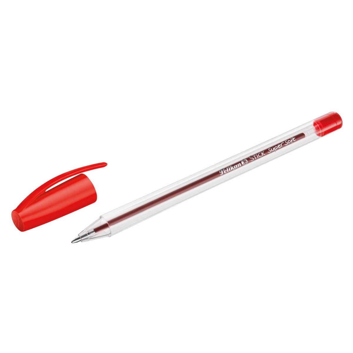 Stick Super Soft Ballpoint Pens Pack of 12 Red