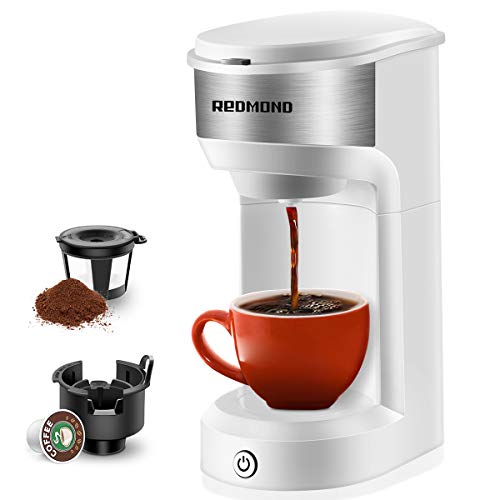 REDMOND Coffee Maker Single Serve, Single Cup Coffee Brewer for Pod