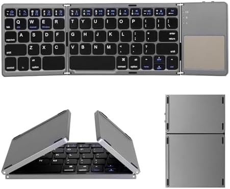 سعر AURTEC Foldable Bluetooth Keyboard with Touchpad Wireless Touch ...
