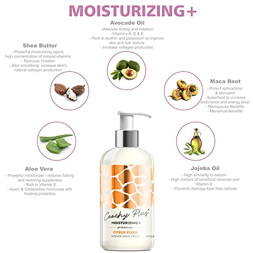 Coochy Plus Intimate Shaving Complete Kit CITRUS ELIXIR & Organic
