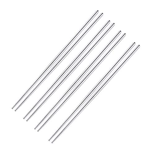 4 Pair Extra Long 14 Inch Stainless Steel Hot Pot Chopsticks for Cooking Frying Noodle