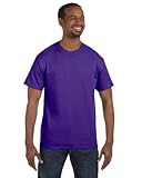 Hanes 6.1 oz. Tagless� T-Shirt - PURPLE - M