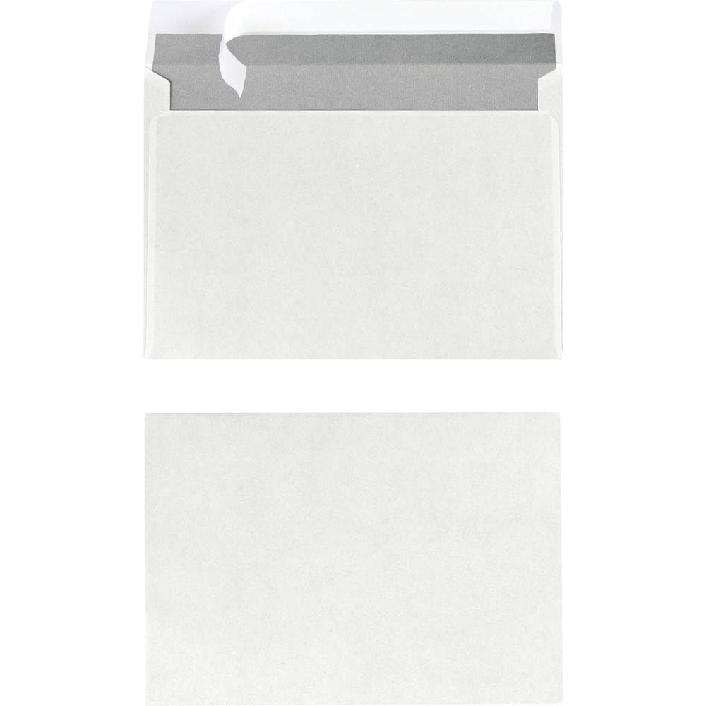 Herlitz Envelopes C6 White Peel and Seal Without Window Pack of 100 with Inner Printing, Shrink-Wrapped in Foil Packing, Pack of 100 — image 1