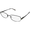 CHARMANT 12070 Womens/Ladies Rectangular Full-rim Titanium Flexible Hinges Eyeglasses/Glasses
