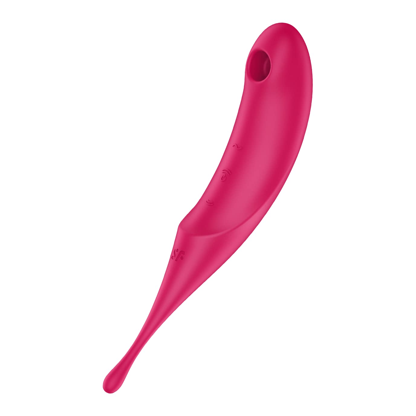 Satisfyer Twirling Pro Vibrator | Air-Pulse & Lay-On | USB Rechargeable | Waterproof (IPX7) | Adult Sex Toy for Women | Ultimate Pleasure | Silent Functionality | Colour: Red