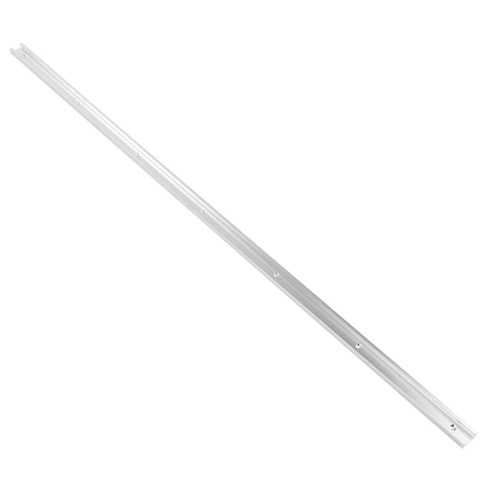 T Track,30 Type t Slot Miter Track Jig T Screw Fixture Slot Aluminum Alloy T-Slot Track Miter Track Jig T-Track Miter Slot for Table Saw Router Table Woodworking Tool (1200mm)