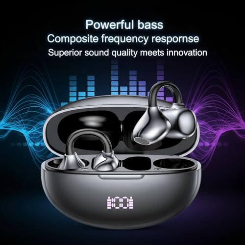 4-in-1 Latest AI Bluetooth Translation Earbuds, Real-time Translator of 164 languages; No subscription required; Powerful Bass & Full-Range Frequency Response, Premium Audio with Innovative Technology
