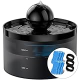 Cat Water Fountain: with 6 Pieces Carbon Filter+3