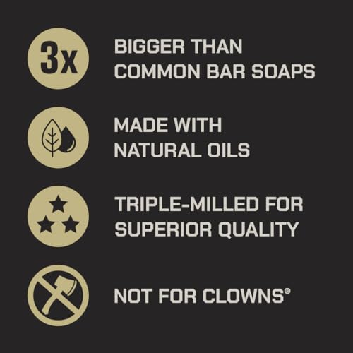 DUKE CANNON MIDNIGHT SWIM BIG BRICK OF SOAP – SANDALWOOD + LAVENDER SCENT, 10 OZ. – LARGE TRIPLE-MILLED BAR SOAP FOR MEN, LONG-LASTING, MOISTURIZING WITH NATURAL OILS, SUPPORTS U.S. VETERANS