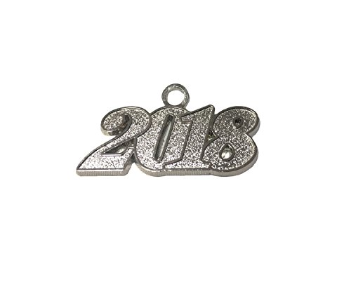 Graduation Alloy Silver 2018 Year Charm for Graduation Tassel