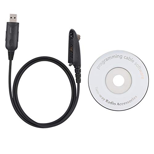 ASHATA Walkie Talkie USB Programming Cable for HT1250 PRO5150 GP328 GP340 MTX450,Convenient and Practical Programming Cable Simple