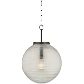 Hudson Valley Lighting 9920-DB Falls Mills Damp-Rated Pendant, 1-Light E26 Medium Base, Distressed Bronze