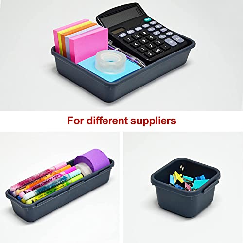 Drawer organizers, 16 Pack Interlocking Desk Drawer Organizer tray, Tool Box Organizer for