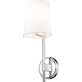 Z-Lite 816-1S-PN Winward Wall Sconce, 1-Light 60 Watts, Polished Nickel