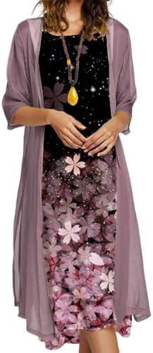 2 piece dresses for older ladies Amazon.com: Summer Two Piece Dresses for Older Women Wedding Flowy Cocktail Formal Clothes Floral Print Casual Loose Clothes Church Dresses for Elderly Women : Clothing, Shoes & Jewelry