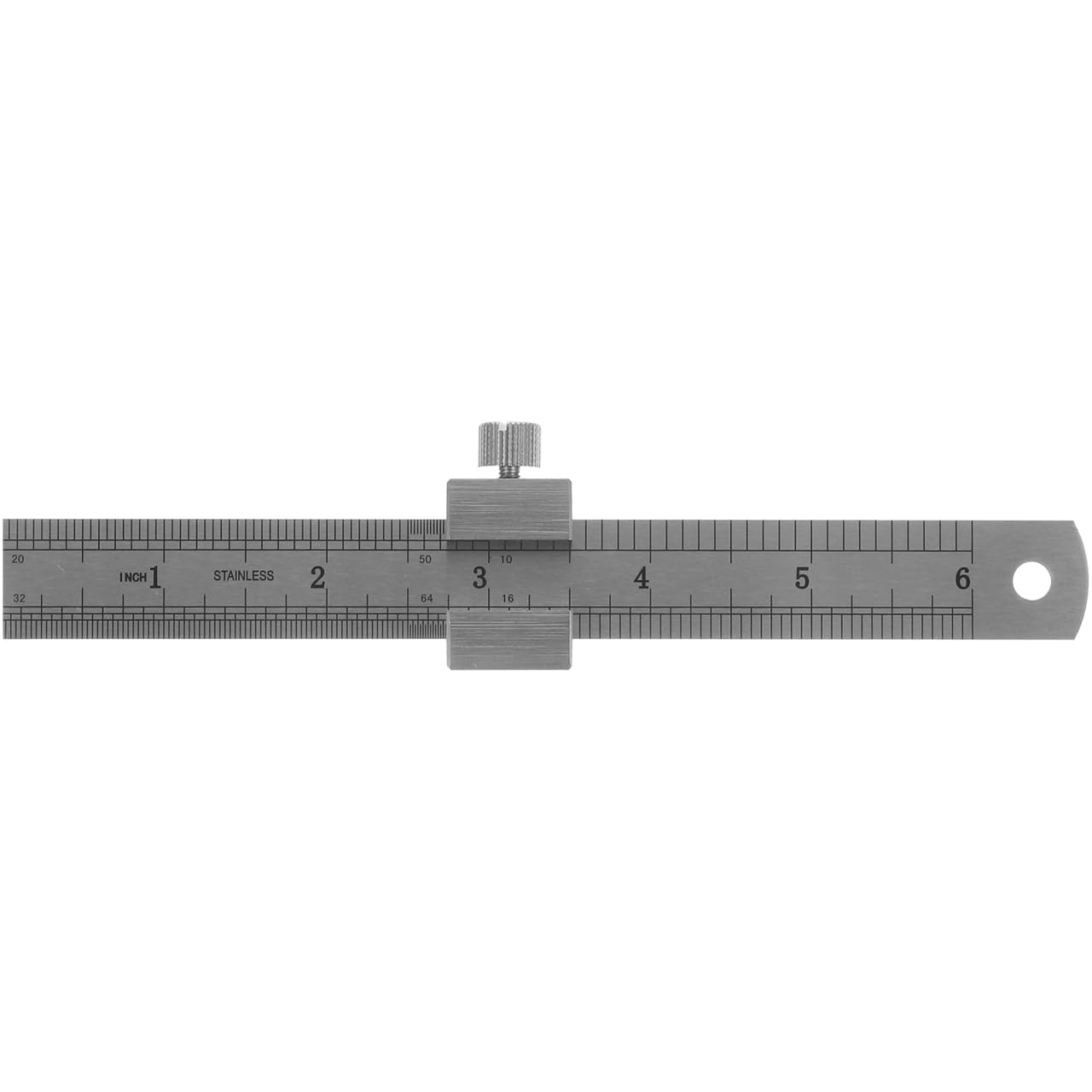 iplusmile Stainless Steel Rule, Precision Woodworking Tools Stainless Steel Machinist Ruler with Ruler Stops Fences for Machinist Carpenter