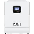 Y&H 5000W Solar Inverter AC120V to DC48V Pure Sine Wave Off-Grid Hybrid Inverter UL1741 Built-in 80A MPPT Solar Controller,Max PV Input Power 6000W, Supports Lithium Battery BMS,for Home,RV,and Truck