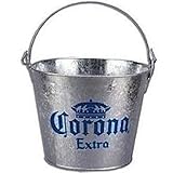 Corona Extra Galvanized Beer Bucket W/Built-In
