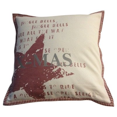 X-Mas Cushion Cover Colour: Old Pink