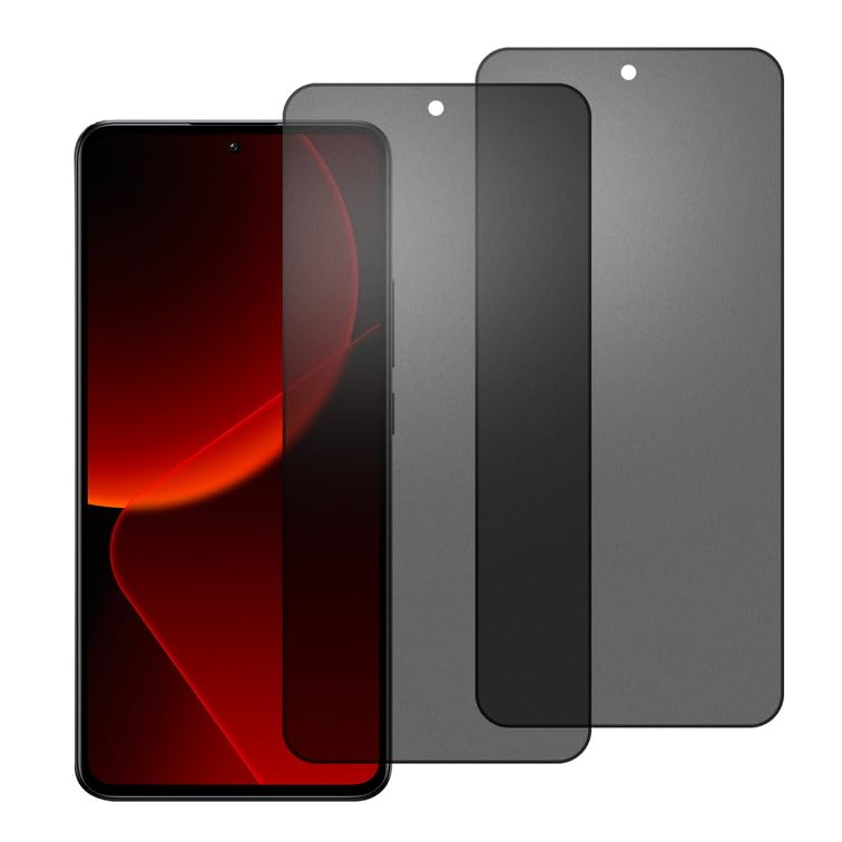 chejuza Ceramic Matte Privacy Film for Xiaomi 13T/13T Pro 5 g [2 Pieces], Anti-Spy, Phone Screen Protector, Anti-Glare, Anti-fingerprint