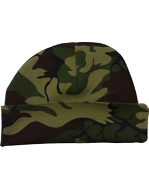 Green Camo Baby Beanie Hat by Baby Milano