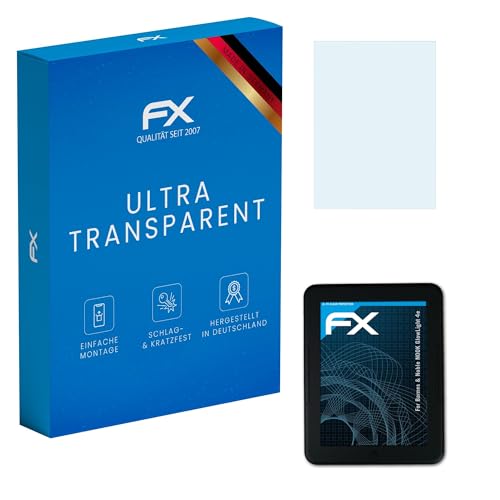 atFoliX Screen Protection Film compatible with Barnes & Noble NOOK GlowLight 4e Screen Protector, ultra-clear FX Protective Film (2X)