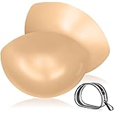 Double-Sided Sticky Bra Inserts - Invisible Lift Adhesive Bra Pads - Deimi Push Up Pads - Reusable & Washable Breast Pads