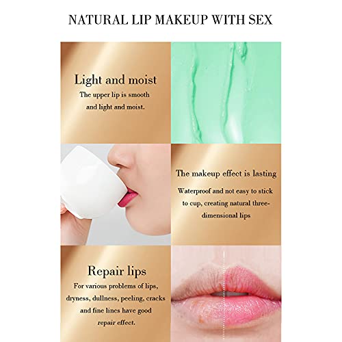 Aloe Vera Lip Balm Temperature Color Change Natural Moisture Lipstick 5g