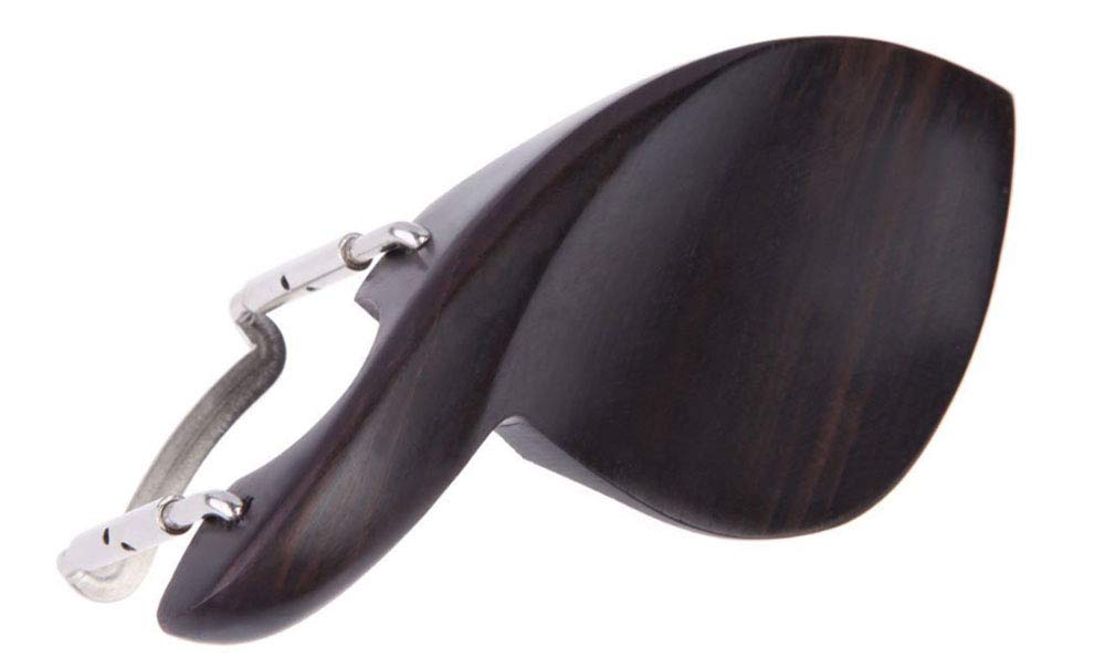Photo 1 of Jiayouy Violin Ebony Chin Rest with Standard Bracket for 1/2 Violin - Center Mount