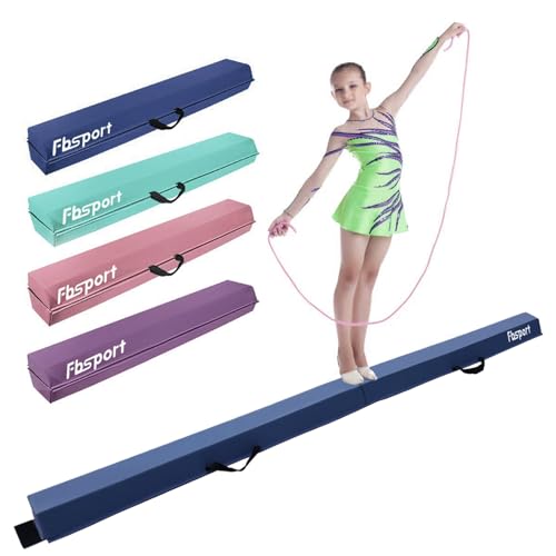 FBSPORT Schwebebalken Kinder 270cm Faltbar Turnbalken für Zuhause Training