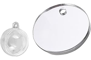 ZGLUZP Betta Training Mirror Fish for Tank Fish Antidepressant Work Out Special for Betta Fitness Mirror Betta Toys Mirror Aquarium Decor (7cm)