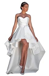 NLQ High Low Prom Dresses Sweetheart Strapless