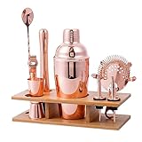 Hinouqea Cocktail Shaker Set Bartender Kit with