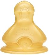NUK First Choice+ Latex Teats 6-18 Months Large Feed Hole 2 Count view 3